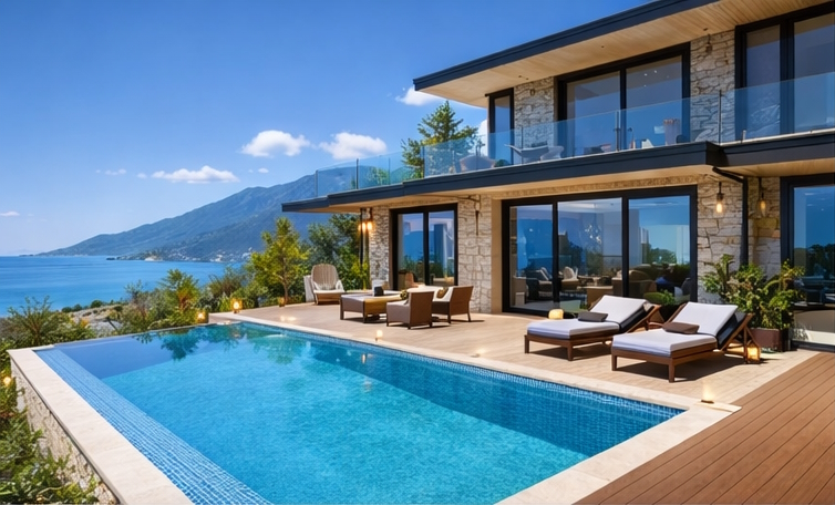 Fethiye’de özel havuzlu lüks villalar